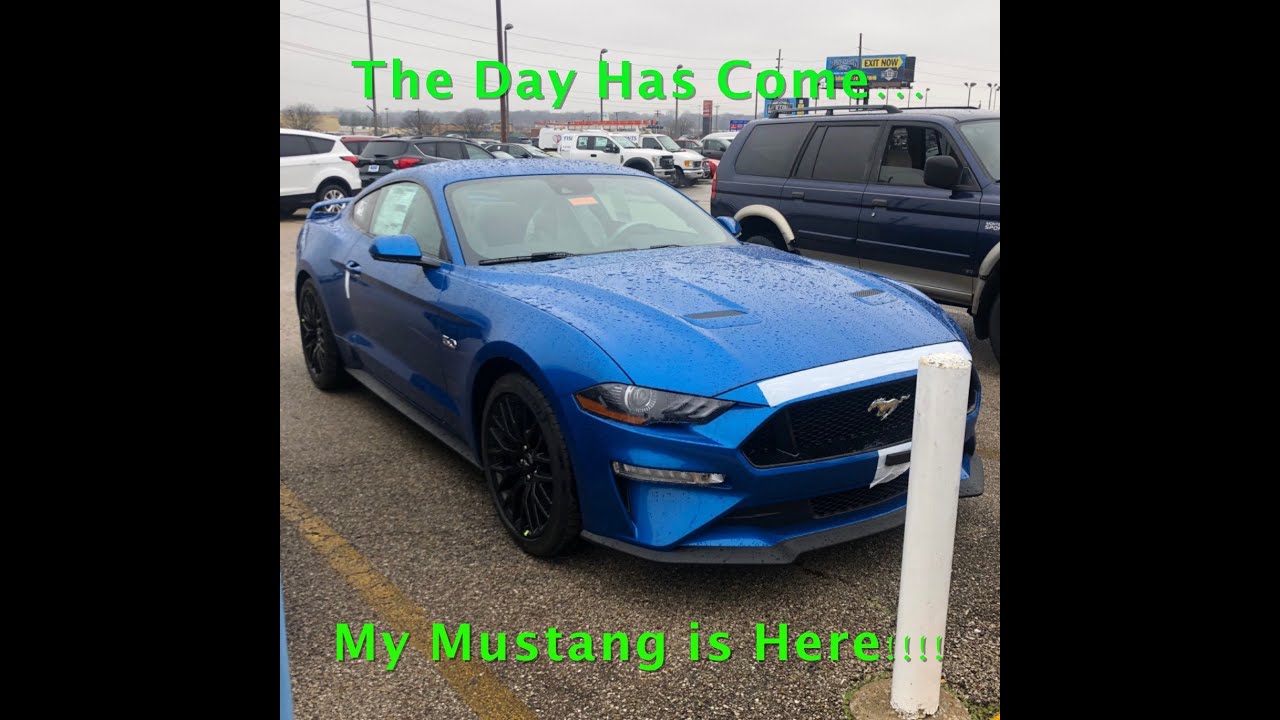 Taking Mustang Delivery + 1st Mod Completed
