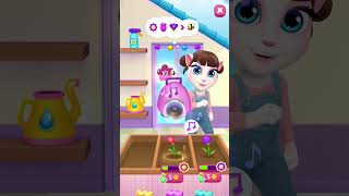 Angela s magic flower garden 🌹🤣 #games 🤣 #bollywood #mytalkingangela2 #funnyvideo