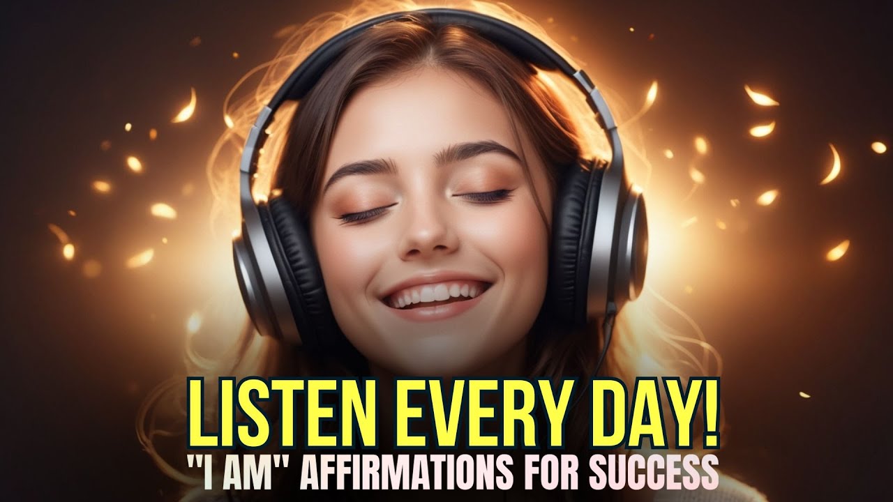 LISTEN EVERY DAY! "I AM" affirmations for Success - YouTube