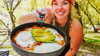 How to Make Chilaquiles While Motorcycle Camping