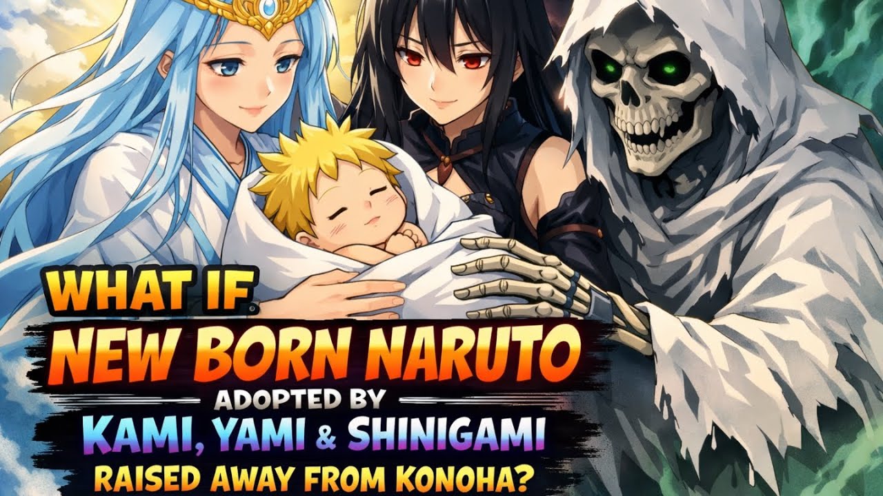 What if new born Naruto adopt by kami, yami and Shinigami and raised away from konoha