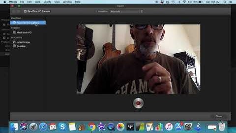 how to record in iMovie