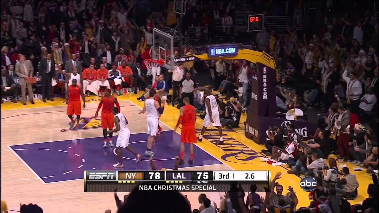 12 25 2012 Knicks vs Lakers Team Highlights - YouTube