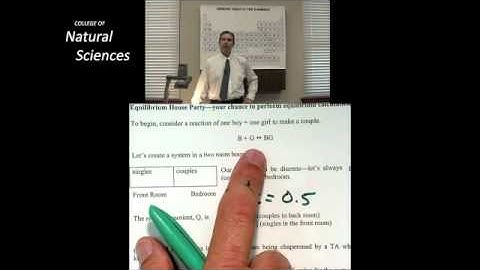 CH 302 Lecture 5 Part 7 Dr  Laude does the first part of the house party