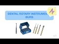 Operative Rotary Burs (carbide burs & diamond points, finishing & polishing burs) - Arabic عربي