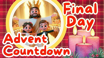 🌟 Advent Countdown – Day 20: Jesus, the King of Kings🌟Cartoon Bible Song - Christmas Song for kids