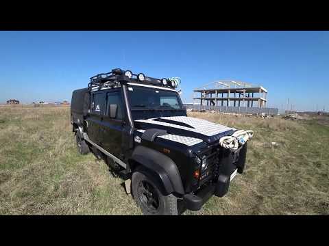 Video: Land Rover Defender 110 Pickup: Leder