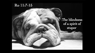 Romans 11:7-15 the Blindness of a spirit of stupor