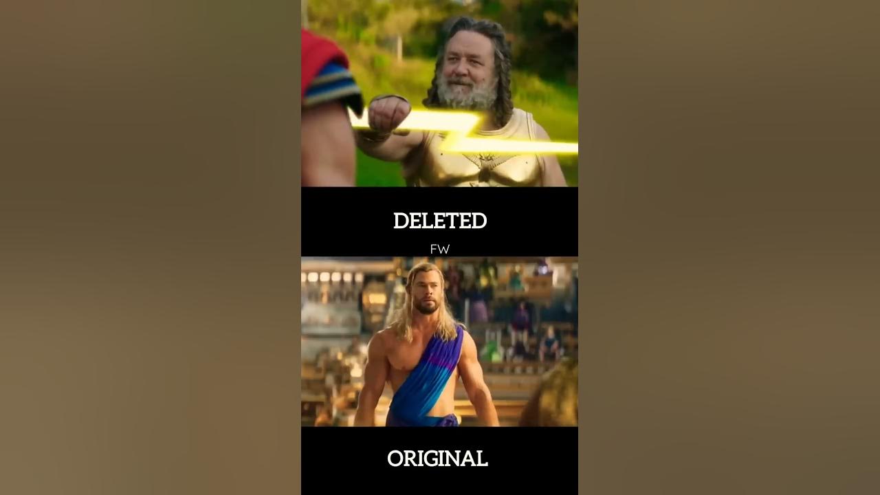 THOR LOVE AND THUNDER DELETED SCENE #shorts #youtubeshorts #whatsappstatus #trending #marvel #viral