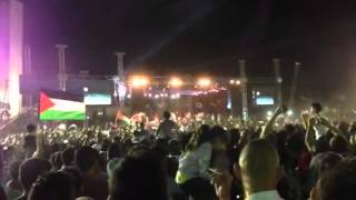 Mohammed Assaf (Arab Idol) performing in Ramallah