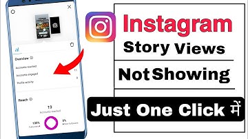 Instagram Story Views Not Showing Problem Solved