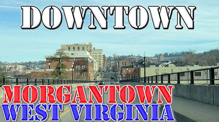 Morgantown - West Virginia - 4K Downtown Drive