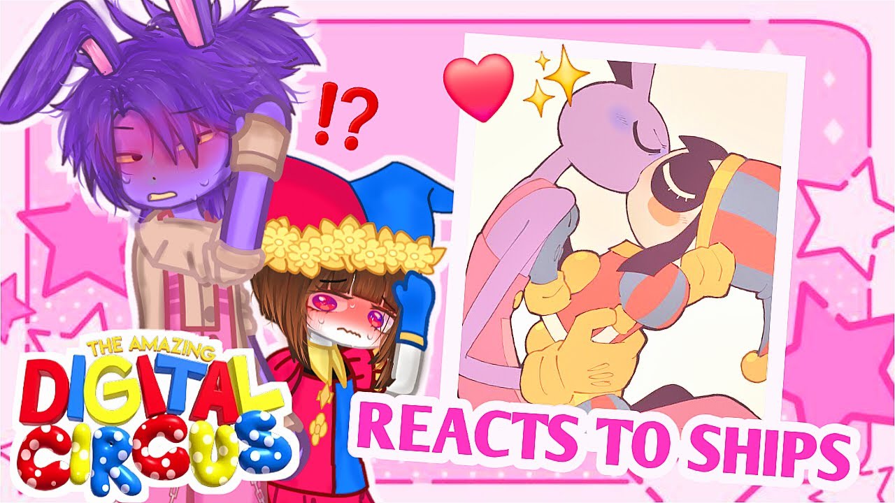 The Amazing Digital Circus Reacts to Ships💞✨| TADC | JAX x POMNI✨ | Gacha Club Mini Movie⭐