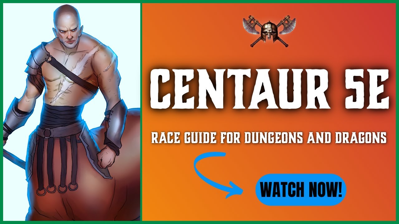 Centaur 5e - Race Guide for Dungeons and Dragons