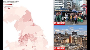 De Britse hotspots voor asielzoekers onthuld: interactieve kaart toont gegevens van lokale overheden