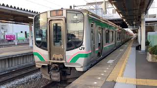 【4K】E721系1000番台+701系1500番台 普通福島行き 名取駅・館腰駅にて