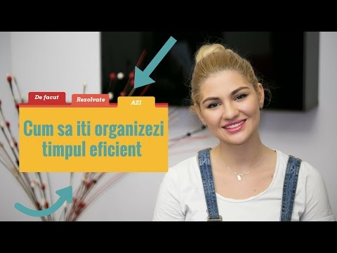 Cum sa iti organizezi timpul mai eficient | Laura Musuroaea