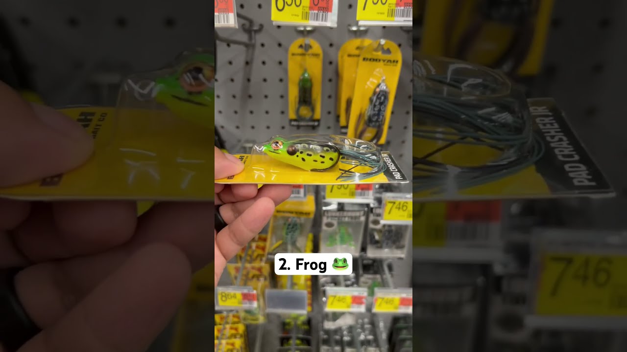 BEST 5 FISHING LURES AT WALMART Fishing Bassfishing Bassfish Bass Walmart Fish