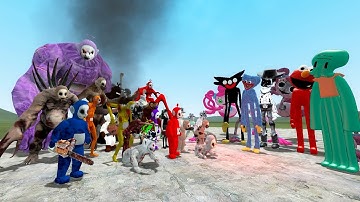 POPPY PLAYTIME VS Slendytubbies in Garry