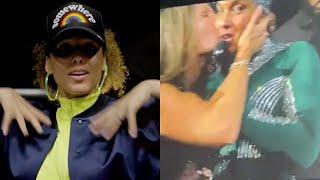 Alicia Keys Reacts To A Fan Kissing Her During Concert