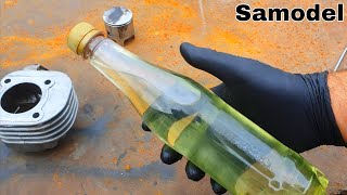 Reconditioning the cylinder - cleaning the nikasil coating