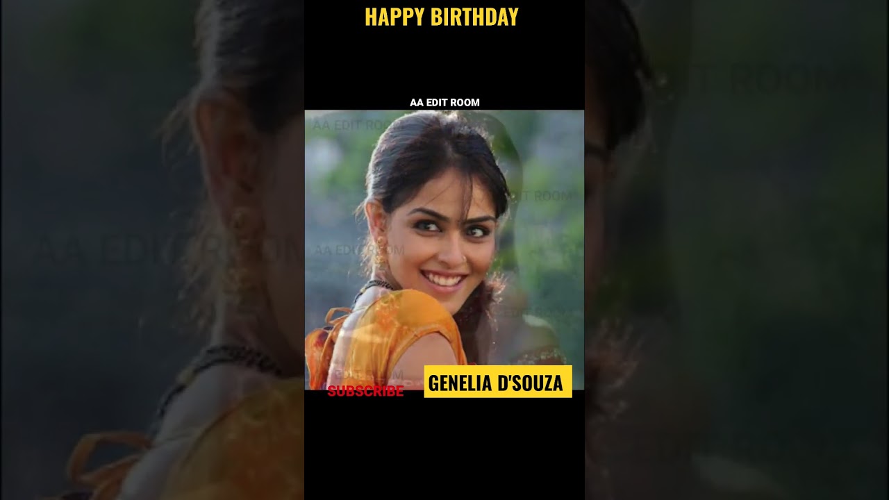 BIRTHDAY🎂GENELIA D'SOUZA ✔️ TRANSFORMATION❤️1987-NOW 