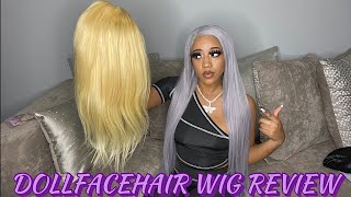 613 BLONDE LACE FRONT WIG REVIEW FT DOLLFACEHAIR ALIEXPRESS