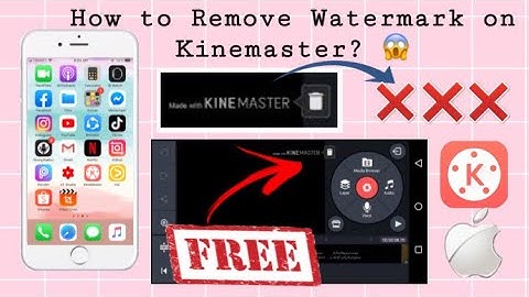 HOW TO REMOVE KINEMASTER WATERMARK ON IPHONE/IOS