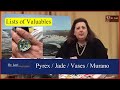 Lists of Valuable Pyrex, Jade & Bud Vases, Murano Glass w/No Labels, Jewelry, Pearls | Ask Dr. Lori