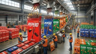Inside A Modern Factory How Pepero Sticks Are M Produced