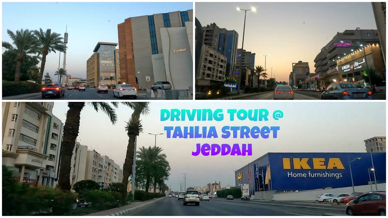 Where in Jeddah: Driving Tour  @ Tahlia Street, Jeddah [4K]