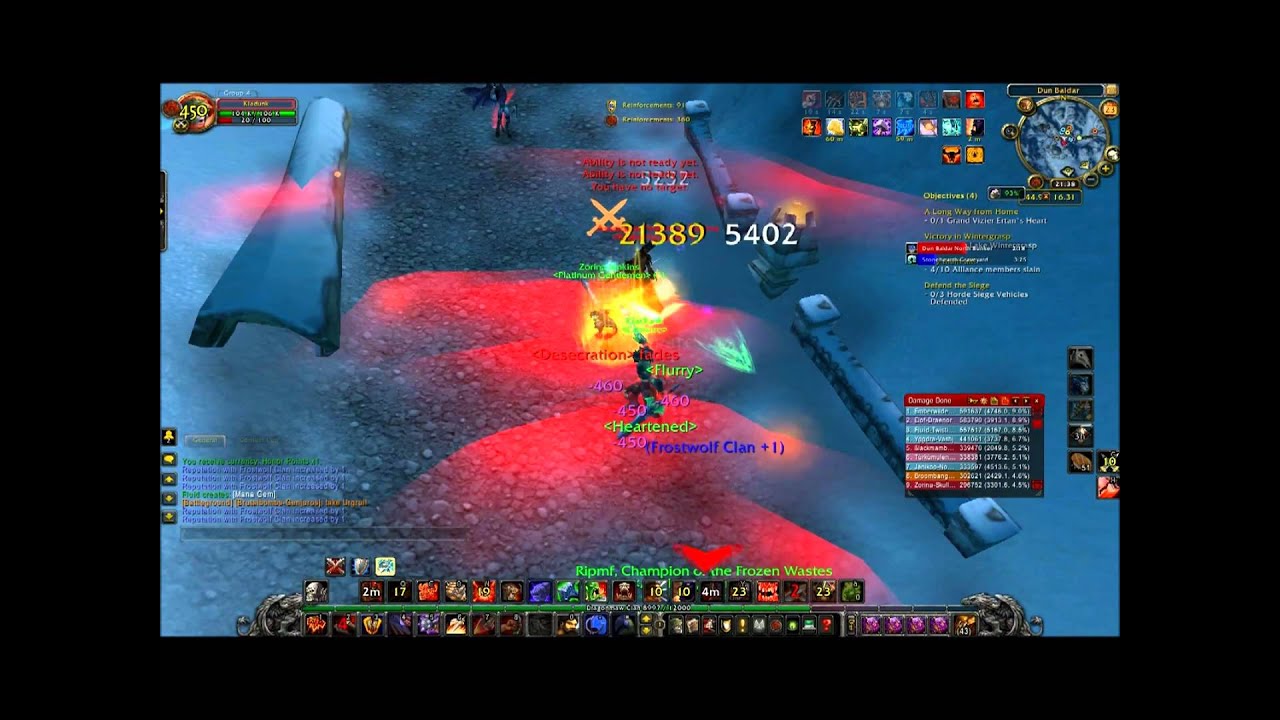 Wow lvl 85 fury warrior nerdrage