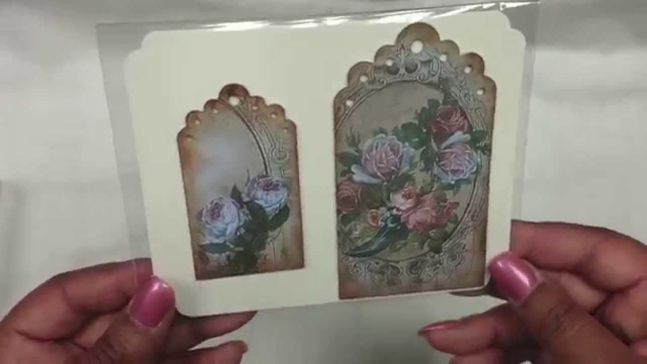 Homemade embellishment swap scrapbook paper