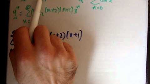 Differential Equations 12 : Power Series Solutions Example 2