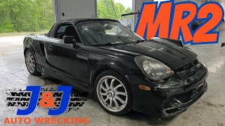 2000 Toyota MR2 Part Out: J & J Auto Wrecking Test Video Stock # RYTY118