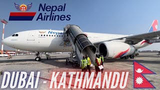 Nepal Airlines to Kathmandu | Nepal Airlines Business Class | DubaiKathmandu |A330200| Trip Report