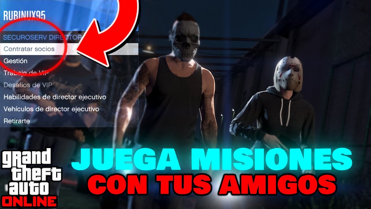 COMO HACER MISIONES CON TUS AMIGOS [💎GTA V ONLINE💎] - YouTube
