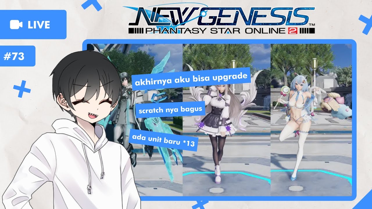 [🔴LIVE] PSO2 NGS | Update apa nicchhhh 🤡 #73 - YouTube