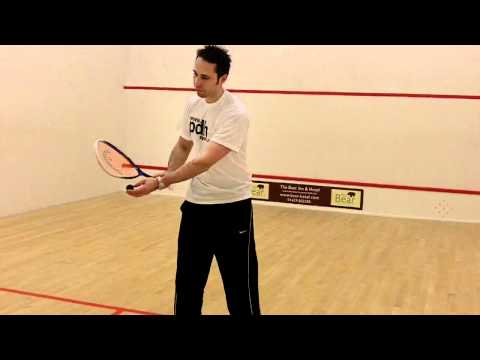 Squash tips - How to hit a forehand drop shot when playing squash