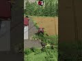 Preparing grass for balling with the tractor #farming #farmingsimulator22 #shorts