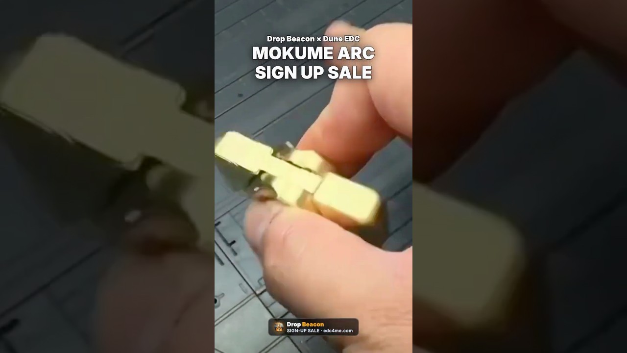 Drop Beacon x Dune EDC Mokume ARC Sign Up Sale! #fidgetspinner #fidgettoys #fidget