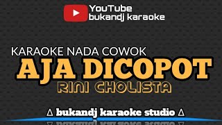 AJA DI COPOT KARAOKE NADA COWOK - RINI CHOLISTA | TARLING LIRIK TANPA VOKAL 2023