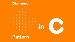 C program to print diamond star pattern