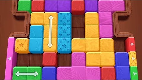 Wood Away Block Jam Level 40 41 Game Walkthrough Solution - New Update