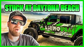 Helping STUCK vehicles for free at  Daytona Beach