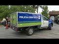 Police forensics vehicle arrives at Maradona's house after his death | AFP