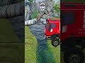 SpinTires MudRunner |Truck Simulator Eps 91 | Trailer Truck Pulling Dump Truck Across a Small River
