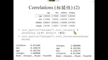 許志華機器學習 4-1-2 尋找相關性