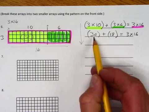 Arrays and the Distrib Property of Multiplication