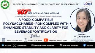 107th SPSR International Webinar on A Food-Compatible Polysaccharide Iron Complex with Enhanced